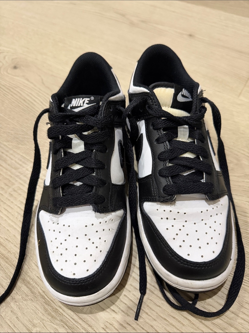 Nike Black and White Low-Top Sneakers
